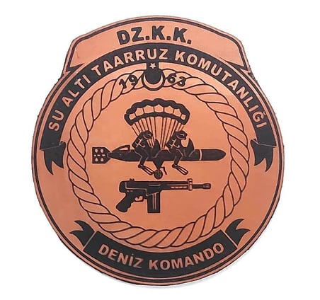 SAT (Su Altı Taarruz) Deri PEÇ- Arma - Patch