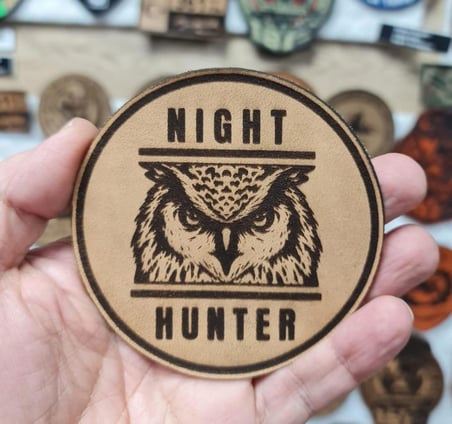 BAYKUŞ Night Hunter- Deri PEÇ - Arma - Askeri Patch 