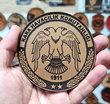 KARA HAVACILIK KOMUTANLIĞI  Deri PEÇ - Arma - Leather Patch