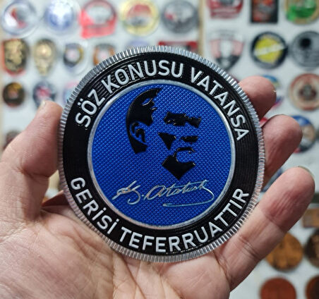 ATATÜRK - SÖZ KONUSU VATANSA   - Arma - TPU Patch