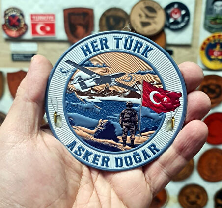 HER TÜRK ASKER DOĞAR PEÇ - Arma - TPU Patch