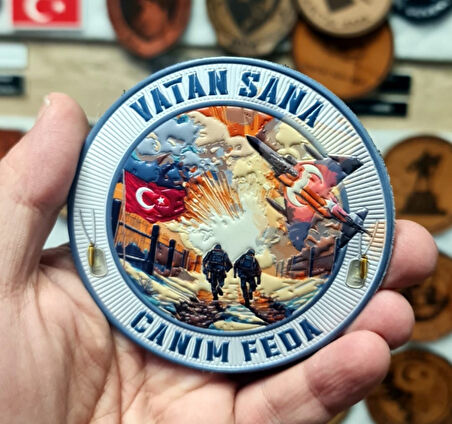 VATAN SANA CANIM FEDA PEÇ - Arma - TPU Patch