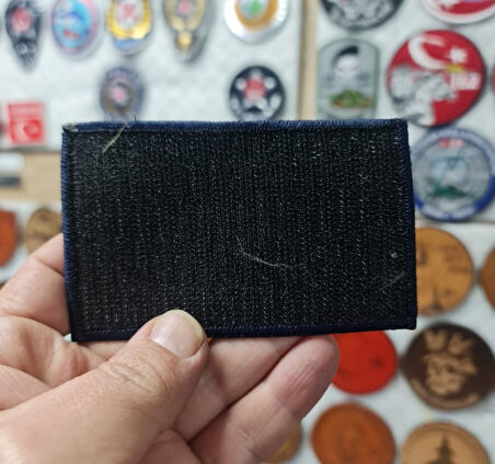 AMERİKA Bayrak Peç 11cm x 7 cm Arkası Cırtlı  - Arma -  Patch