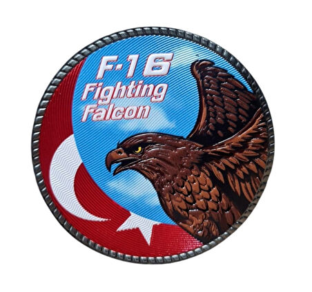 F-16 Figting Falcon PEÇ - Arma - TPU Patch