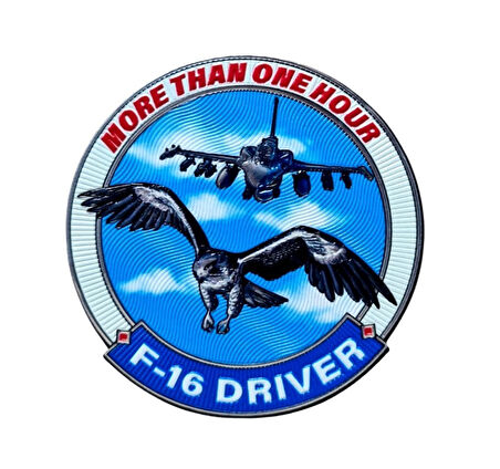 F-16 Figting Falcon F-16 Driver More than One Hour PEÇ - Arma - TPU Patch