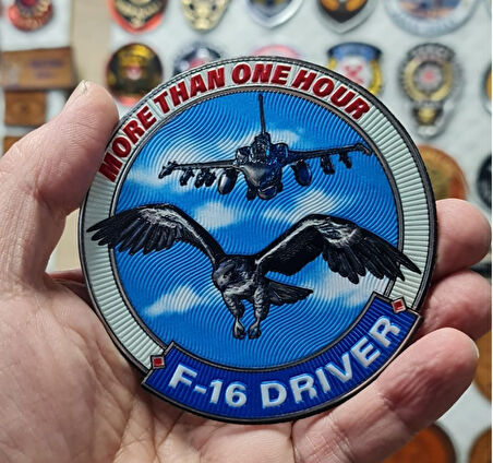 F-16 Figting Falcon F-16 Driver More than One Hour PEÇ - Arma - TPU Patch