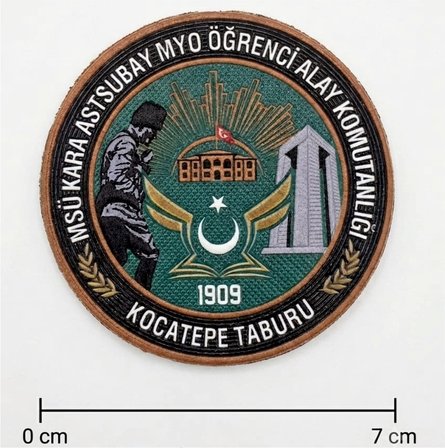 KOCATEPE TABURU7 CM TPU PEÇ - MSÜ KARA ASTSUBAY MYO Arma - TPU PEÇ