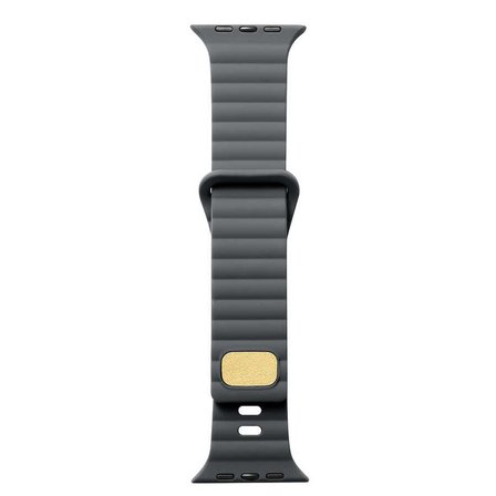 Gpack Apple Watch 4 5 38mm Kordon Silikon Metal Tokalı Ayarlanabilir KRD73