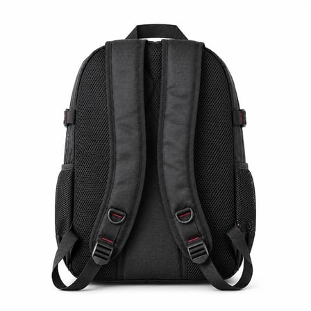 Unisex Siyah 5 Cepli Suya Dayanıklı Sırt Çantası Seyahat Outdoor ve Günlük Kullanım