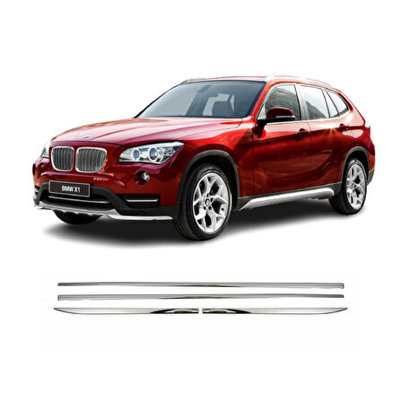 Bmw X1 Uyumlu Yan Kapı Çıtası 4 Parça 2009-2015 Paslanmaz Krom