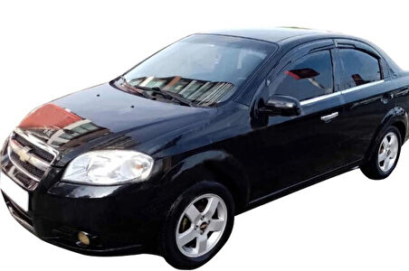 Chevrolet Aveo Uyumlu Sedan Cam Çıtası 4 Parça 2006-2011 Paslanmaz Krom