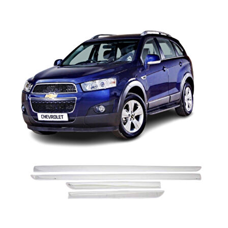Chevrolet Captiva Uyumlu Yan Kapı Çıtası 4 Parça 2006 Ve Üzeri Paslanmaz Krom