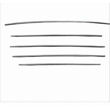 Citroen C5 UYUMLU ÖN TAMPON ÇITASI 5 PARÇA 2008-2018 PASLANMAZ KROM