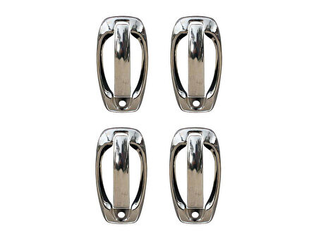 Citroen Nemo UYUMLU Kapı Kolu 4 Kapı 8 PARÇA 2007 ve ÜZERİ PASLANMAZ KROM