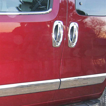 Citroen Nemo UYUMLU Kapı Kolu 4 Kapı 8 PARÇA 2007 ve ÜZERİ PASLANMAZ KROM