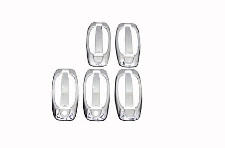 Citroen Nemo UYUMLU Kapı Kolu 5 Kapı 10 PARÇA 2007 ve ÜZERİ PASLANMAZ KROM