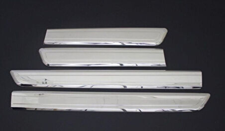 CİTROEN NEMO UYUMLU YAN KAPI ÇITASI 4 PARÇA 2007 ve ÜZERİ PASLANMAZ KROM