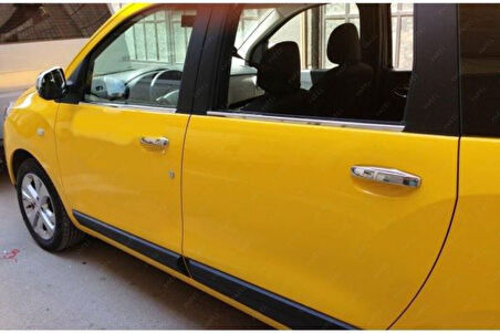 DACİA LODGY UYUMLU CAM ÇITASI 4 PARÇA 2012 ÜZERİ PASLANMAZ KROM