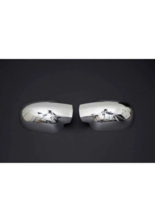 DACİA LOGAN SEDAN/PİCKUP UYUMLU AYNA KAPAĞI 2 PARÇA 2005-2008 PASLANMAZ KROM