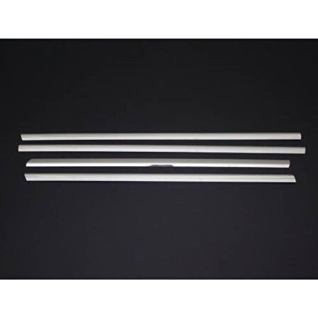 DACİA LOGAN FACELİFT SEDAN UYUMLU CAM ÇITASI 4 PARÇA 2008-2013 PASLANMAZ KROM