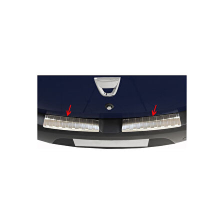 DACİA SANDERO UYUMLU ARKA TAMPON ÜSTÜ 2 PARÇA 2013 ÜZERİ