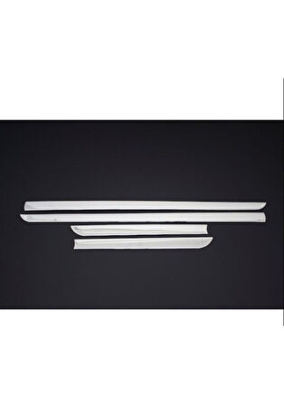 DACİA SANDERO UYUMLU YAN KAPI ÇITASI 4 PARÇA 2013 ÜZERİ PASLANMAZ KROM