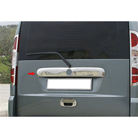 FİAT DOBLO UYUMLU BAGAJ ÇITASI 1 PARÇA 2006-2010 PASLANMAZ KROM