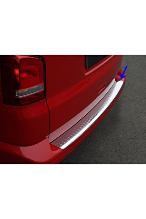 FİAT DOBLO UYUMLU ARKA TAMPON EŞİĞİ 2010-2014 PASLANMAZ KROM