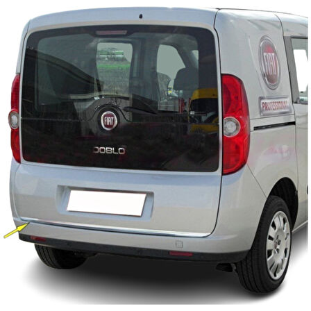 FİAT DOBLO UYUMLU BAGAJ ALT ÇITASI 2014 ÜZERİ PASLANMAZ KROM