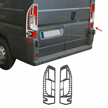 FİAT DUCATO UYUMLU STOP ÇERÇEVESİ ABS 2 PARÇA 2014 ÜZERİ