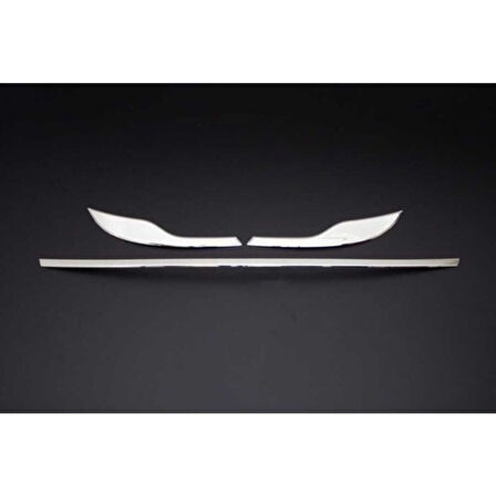 FİAT EGEA UYUMLU SEDAN STOP KAŞI 3 PARÇA 2015 ÜZERİ PASLANMAZ KROM