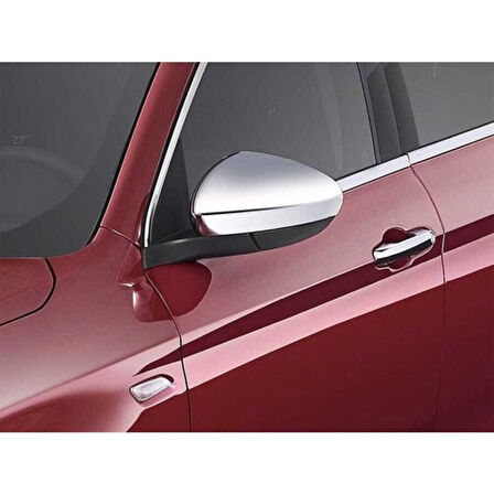 FİAT EGEA UYUMLU SEDAN/HB/SW AYNA KAPAĞI 2 PARÇA 2015 ÜZERİ PASLANMAZ KROM