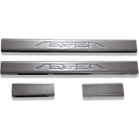 FİAT EGEA CROS UYUMLU HB KAPI EŞİĞİ 4 PARÇA 2016 ÜZERİ PASLANMAZ KROM