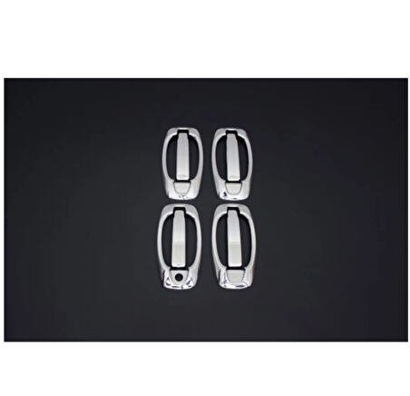 FİAT FİORİNO UYUMLU KAPI KOLU 4 KAPI 8 PARÇA (SET) 2007 ÜZERİ PASLANMAZ KROM