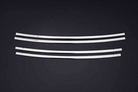 FİAT FİORİNO UYUMLU ÖN TAMPON ÇITASI 4 PARÇA 2007 ÜZERİ PASLANMAZ KROM