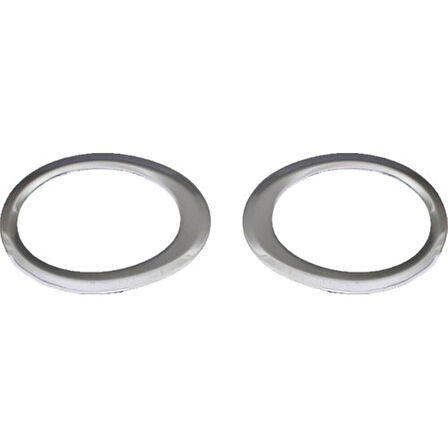 FİAT FİORİNO UYUMLU SİS FARI ÇERÇEVESİ 2 PARÇA 2016 ÜZERİ PASLANMAZ KROM