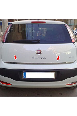 FİAT GRANDE PUNTO UYUMLU BAGAJ ALT ÇITASI 2005 ÜZERİ PASLANMAZ KROM