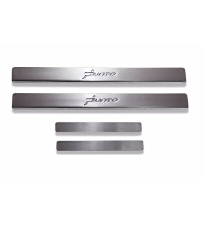 FİAT GRANDE PUNTO UYUMLU KAPI EŞİĞİ 4 PARÇA 2005 ÜZERİ PASLANMAZ KROM