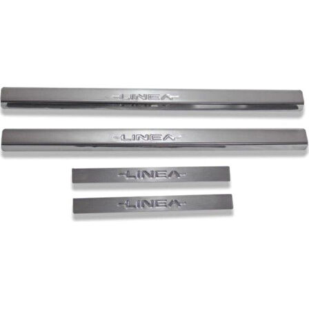 FİAT LİNEA UYUMLU KAPI EŞİĞİ 4 PARÇA 2007-2012 PASLANMAZ KROM