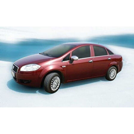 FİAT LİNEA UYUMLU CAM ÇITASI 8 PARÇA 2007-2012 PASLANMAZ KROM