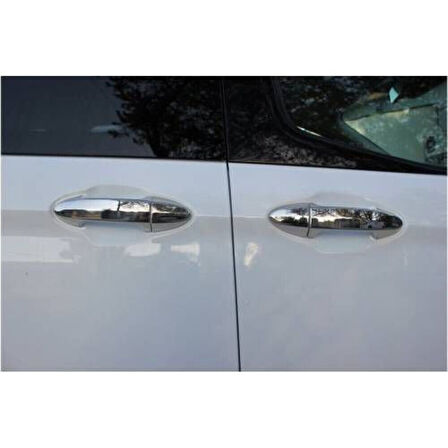 FORD TOURNEO COURİER UYUMLU KAPI KOLU 4 PARÇA 2014-2017 PASLANMAZ KROM