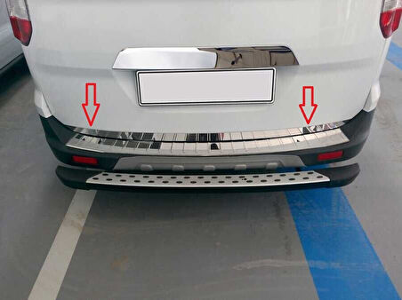 FORD TOURNEO COURİER UYUMLU BAGAJ ALT ÇITA 2014-2017 PASLANMAZ KROM