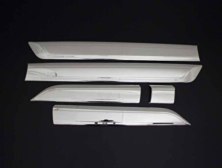 FORD CUSTOM UYUMLU YAN KAPI ÇITASI 5 PARÇA 2012-2017 PASLANMAZ KROM