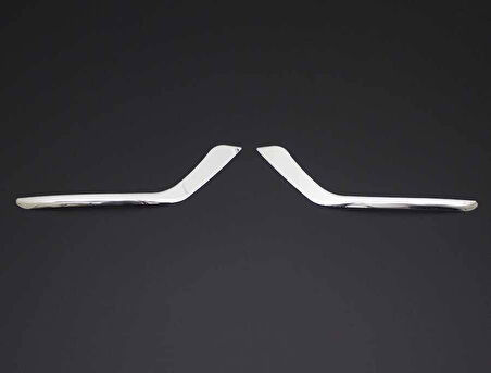 FORD CUSTOM UYUMLU SİS ÇERÇEVE 2 PARÇA 2018 VE ÜZERİ PASLANMAZ KROM