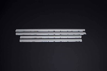 FORD FİESTA HB UYUMLU CAM ÇITASI 4 PARÇA 2002-2009 PASLANMAZ KROM