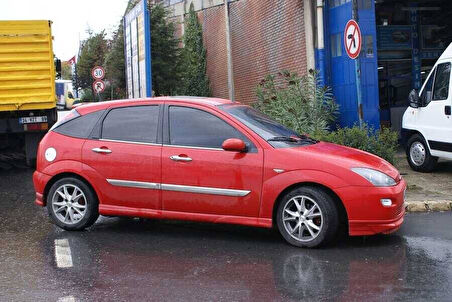 FORD FOCUS 1 HB/SEDAN UYUMLU CAM ÇITASI 4 PARÇA 1998-2005 PASLANMAZ KROM