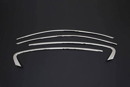 FORD FOCUS 4 HB/SEDAN UYUMLU ÜST CAM ÇITASI 4 PARÇA 2018 VE SONRASI PASLANMAZ KROM