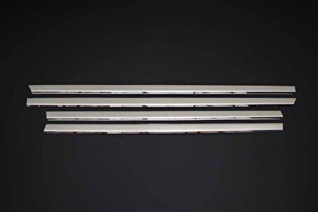 FORD FUSİON UYUMLU CAM ÇITASI 4 PARÇA 2002-2012 PASLANMAZ KROM