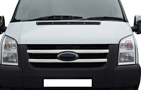 FORD TRANSİT UYUMLU ÖN PANJUR 2 PARÇA 2007-2013 PASLANMAZ KROM