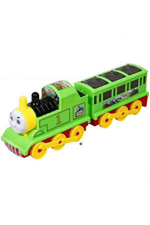 Oyuncak Thomas Tren Pilli Işıklı Sesli Çarp Dön Thomas Oyuncak Tren Oyuncak Lokomotif Tren